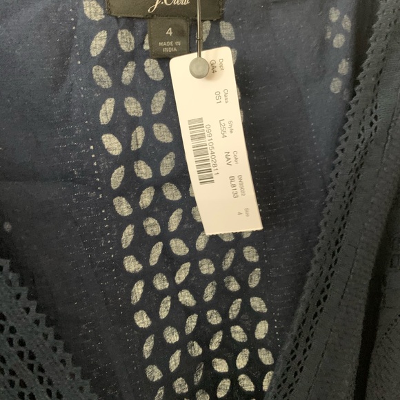 MIDI WRAP DRESS IN ALLOVER EYELET - Picture 8 of 9